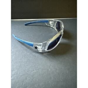 Crews Safety Glasses Polarized Wraparound CZ87+ Unisex Clear Blue